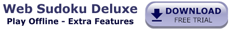 Play offline full screen with Web Sudoku Deluxe