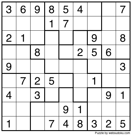 Web Sudoku - Printable Daily Sudoku Variation