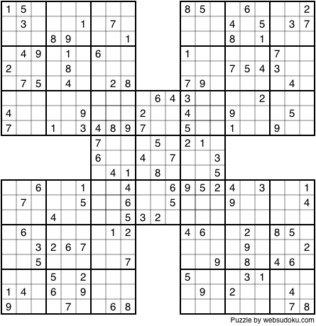 Web Sudoku - Printable Daily Sudoku Variation