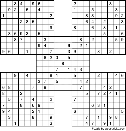 Web Sudoku - Printable Daily Sudoku Variation