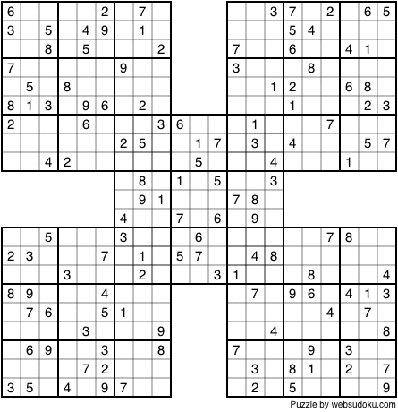 web sudoku printable daily sudoku variation