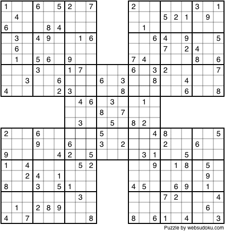 Web Sudoku - Printable Daily Sudoku Variation