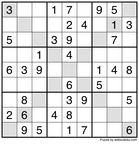 web sudoku printable daily sudoku variation