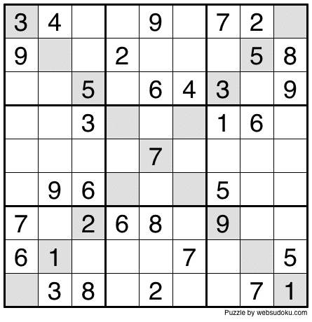 web sudoku printable daily sudoku variation