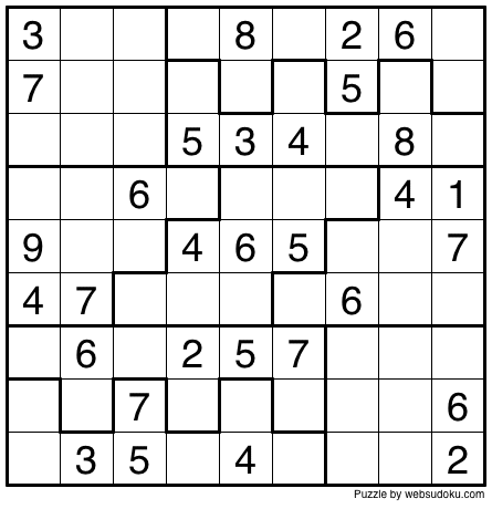 Web Sudoku - Printable Daily Sudoku Variation