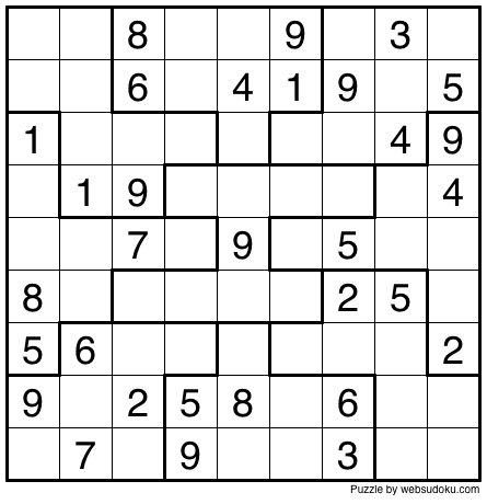 Web Sudoku - Printable Daily Sudoku Variation