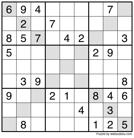 web sudoku printable daily sudoku variation