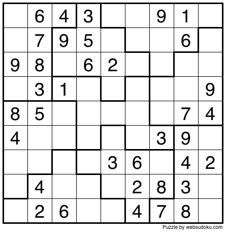 Web Sudoku - Printable Daily Sudoku Variation